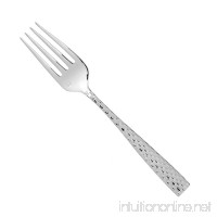 Fortessa Lucca Faceted 18/10 Stainless Steel Flatware Serving Fork  9-Inch - B00EOPELZW